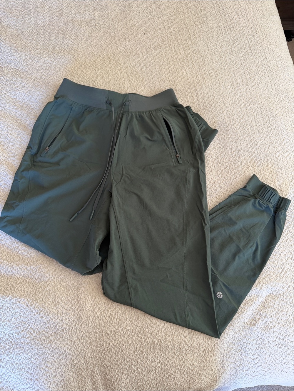 Women’s Olive Green Performance Jogger Pants